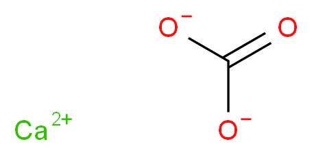 碳酸钙_分子结构_CAS_471-34-1)