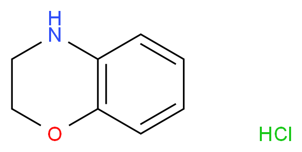 3,4-Dihydro-2H-1,4-benzoxazine hydrochloride_分子结构_CAS_5735-53-5)