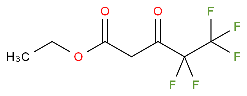 ETHYL PENTAFLUORO PROPIONYL ACETATE_分子结构_CAS_26717-86-2)