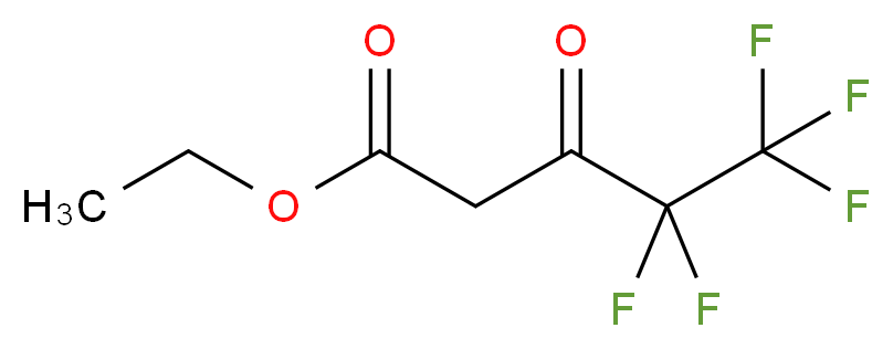 五氟丙酰基乙酸乙酯_分子结构_CAS_663-35-4)