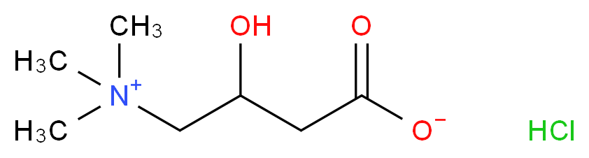 3-hydroxy-4-(trimethylazaniumyl)butanoate hydrochloride_分子结构_CAS_461-05-2