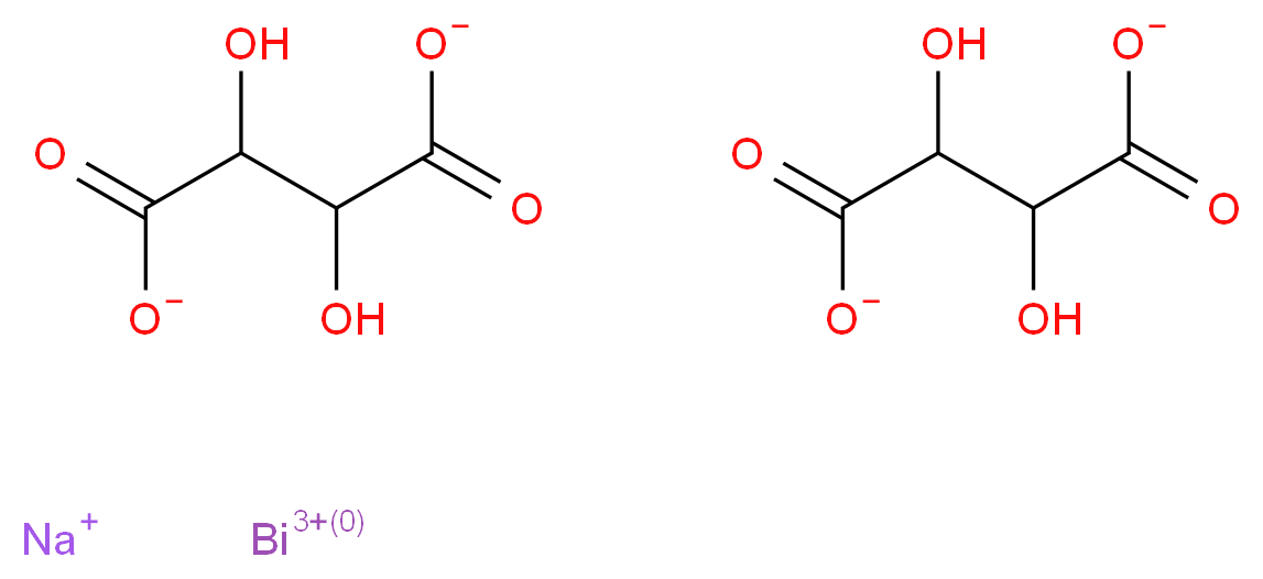 BISMUTH SODIUM TARTRATE_分子结构_CAS_31586-77-3)