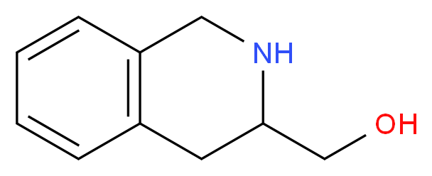 rac 1,2,3,4-Tetrahydroisoquinoline-3-methanol_分子结构_CAS_63006-93-9)
