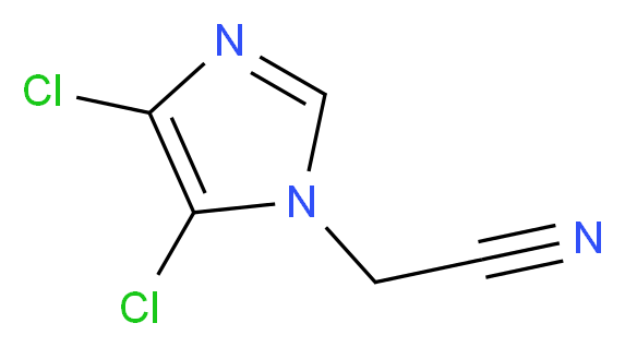 (4,5-Dichloro-1H-imidazol-1-yl)acetonitrile_分子结构_CAS_159088-44-5)