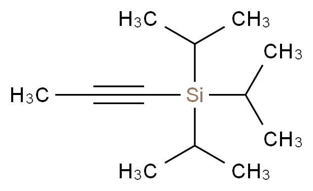 prop-1-yn-1-yltris(propan-2-yl)silane_分子结构_CAS_82192-57-2