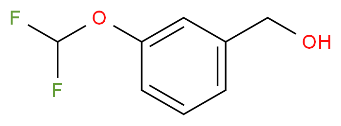 [3-(difluoromethoxy)phenyl]methanol_分子结构_CAS_)