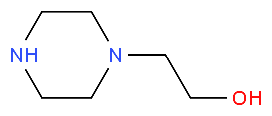 N-(2-羟乙基)哌嗪_分子结构_CAS_103-76-4)