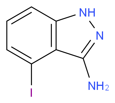 4-Iodo-1H-indazol-3-amine_分子结构_CAS_599191-73-8)
