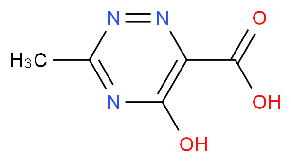 5-HYDROXY-3-METHYL-1,2,4-TRIAZINE-6-CARBOXYLIC ACID_分子结构_CAS_72324-38-0)