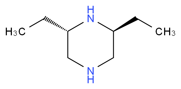 (2S,6S)-2,6-diethylpiperazine_分子结构_CAS_1240583-50-9