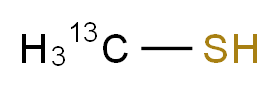 甲硫醇-13C_分子结构_CAS_90500-11-1)