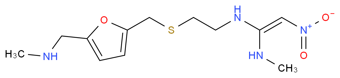 Desmethyl Ranitidine_分子结构_CAS_66357-25-3)