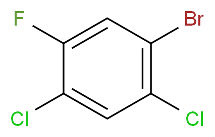 1-BroMo-2,4-dichloro-5-fluorobenzene_分子结构_CAS_1481-63-6)