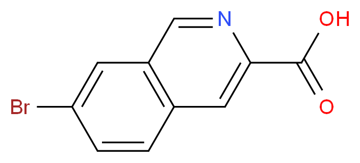 7-Bromoisoquinoline-3-carboxylic acid_分子结构_CAS_660830-63-7)