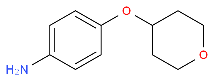 4-(tetrahydropyran-4-yloxy)aniline_分子结构_CAS_917483-71-7)