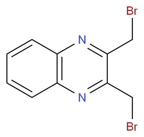 2,3-bis(bromomethyl)quinoxaline_分子结构_CAS_3138-86-1