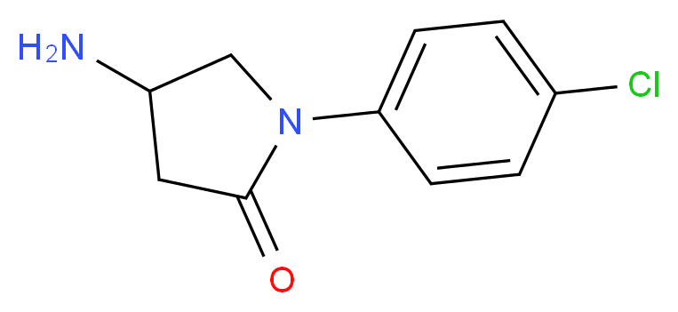 4-Amino-1-(4-chlorophenyl)pyrrolidin-2-one hydrochloride_分子结构_CAS_)