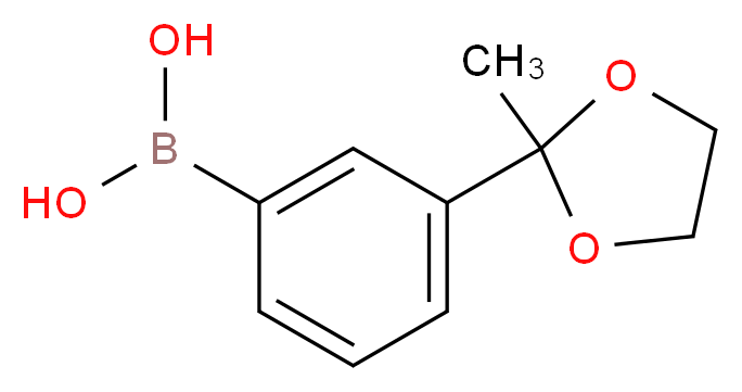 2-(3-BORONOPHENYL)-2-METHYL-1,3-DIOXOLANE_分子结构_CAS_850568-50-2)