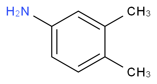 3,4-dimethylaniline_分子结构_CAS_95-64-7