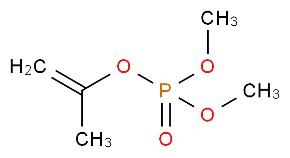dimethyl prop-1-en-2-yl phosphate_分子结构_CAS_4185-82-4