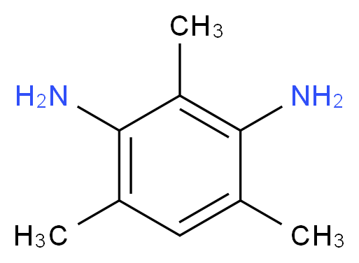 2,4,6-Trimethylbenzene-1,3-diamine_分子结构_CAS_3102-70-3)