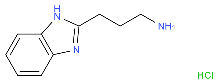 3-(1H-benzo[d]imidazol-2-yl)propan-1-amine hydrochloride_分子结构_CAS_)