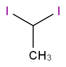 1,1-diiodoethane_分子结构_CAS_594-02-5
