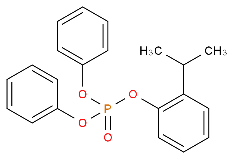 2-Isopropylphenyl Diphenyl Phosphate_分子结构_CAS_64532-94-1)