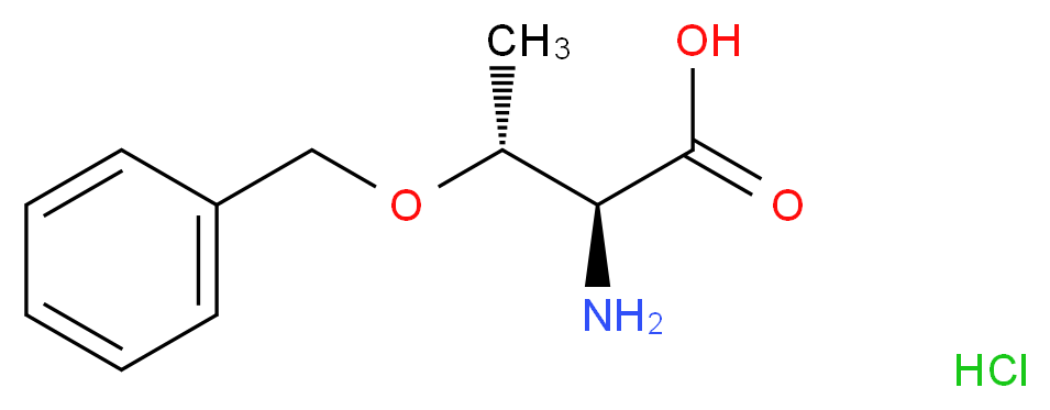 (2S,3R)-2-amino-3-(benzyloxy)butanoic acid hydrochloride_分子结构_CAS_60856-51-1