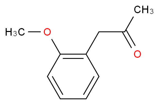 1-(2-methoxyphenyl)propan-2-one_分子结构_CAS_5211-62-1