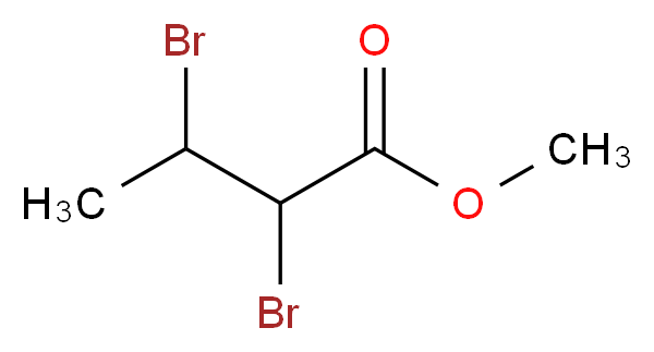 methyl 2,3-dibromobutanoate_分子结构_CAS_5469-24-9