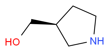 (3S)-pyrrolidin-3-ylmethanol_分子结构_CAS_110013-19-9