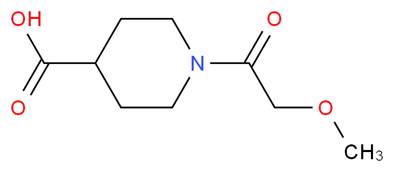 1-(methoxyacetyl)-4-piperidinecarboxylic acid_分子结构_CAS_926189-92-6)