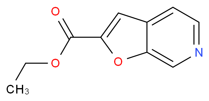 ethyl furo[2,3-c]pyridine-2-carboxylate_分子结构_CAS_138173-83-8