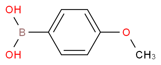 4-Methoxyphenylboronic acid_分子结构_CAS_5720-07-0)