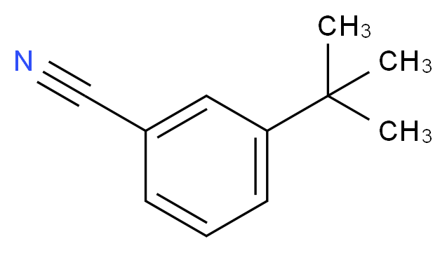 3-tert-butylbenzonitrile_分子结构_CAS_154532-34-0