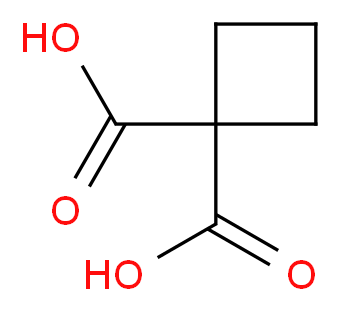 1,1-Cyclobutanedicarboxylic acid 99%_分子结构_CAS_5445-51-2)