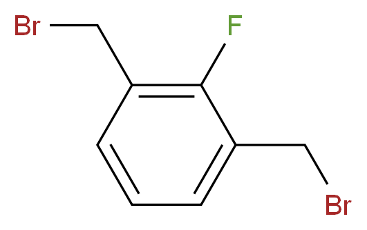 1,3-Bis(bromomethyl)-2-fluorobenzene 98%_分子结构_CAS_25006-86-4)