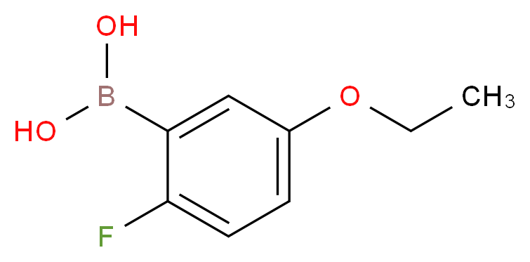 5-ETHOXY-2-FLUOROPHENYLBORONIC ACID_分子结构_CAS_900174-60-9)