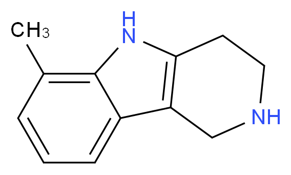 6-methyl-1H,2H,3H,4H,5H-pyrido[4,3-b]indole_分子结构_CAS_350680-06-7