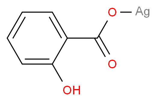 argentio 2-hydroxybenzoate_分子结构_CAS_528-93-8