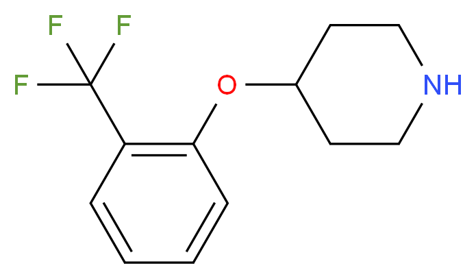 4-[2-(Trifluoromethyl)phenoxy]piperidine_分子结构_CAS_824390-04-7)