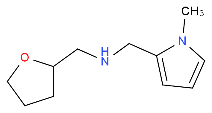 (1-Methyl-1H-pyrrol-2-ylmethyl)-(tetrahydro-furan-2-ylmethyl)-amine_分子结构_CAS_)