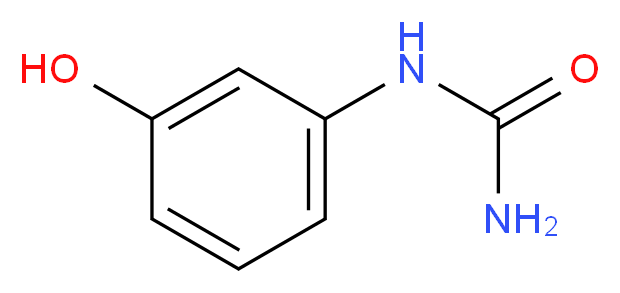 (3-hydroxyphenyl)urea_分子结构_CAS_701-82-6