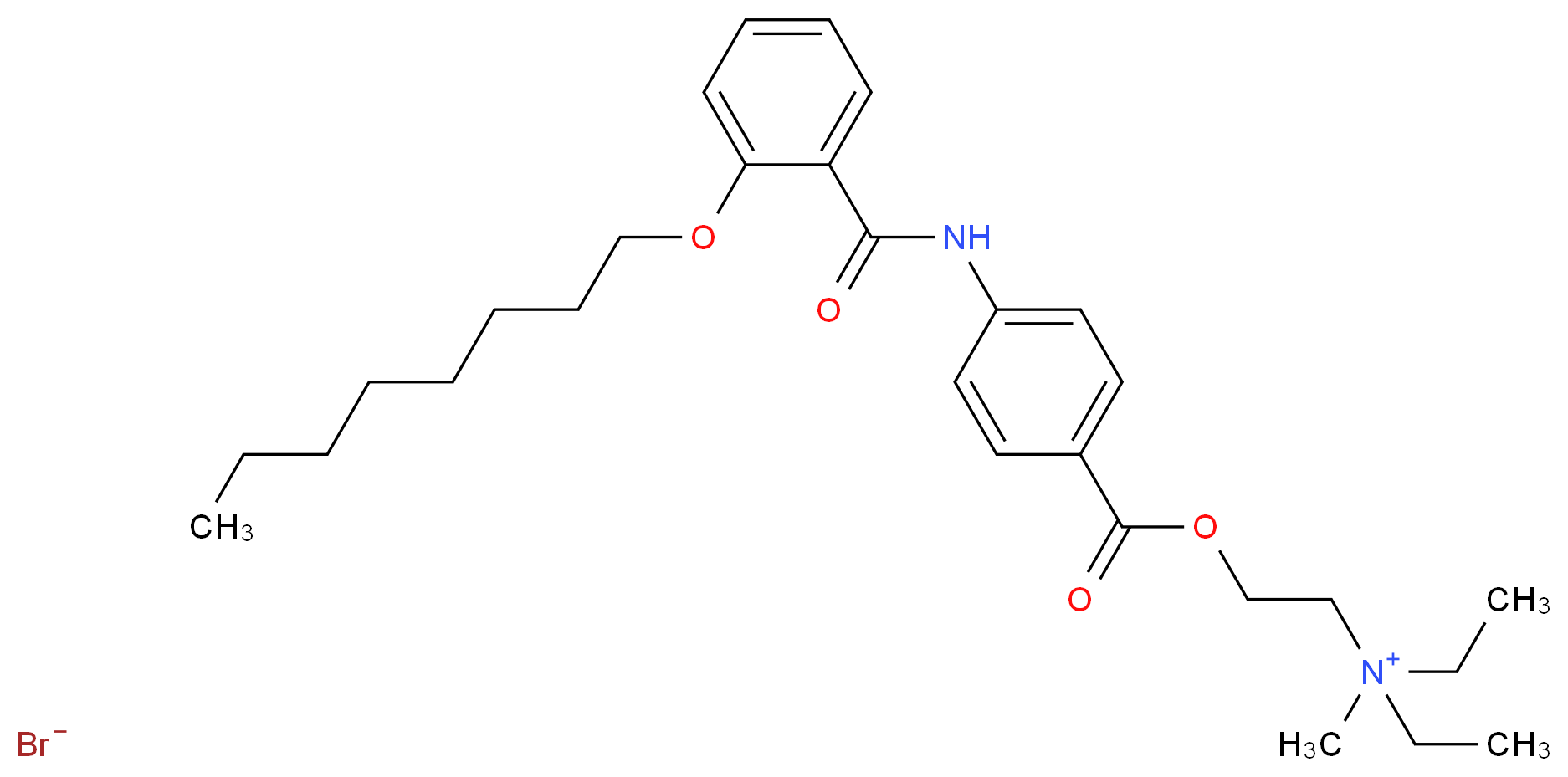 OCTYLONIUM BROMIDE_分子结构_CAS_26095-59-0)