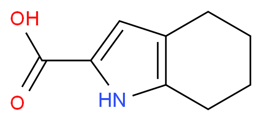 4,5,6,7-tetrahydro-1H-indole-2-carboxylic acid_分子结构_CAS_131172-64-0