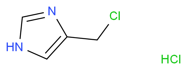 4-(Chloromethyl)-1H-imidazole hydrochloride_分子结构_CAS_23785-22-0)