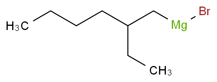 (2-乙基己基)溴化镁 溶液_分子结构_CAS_90224-21-8)