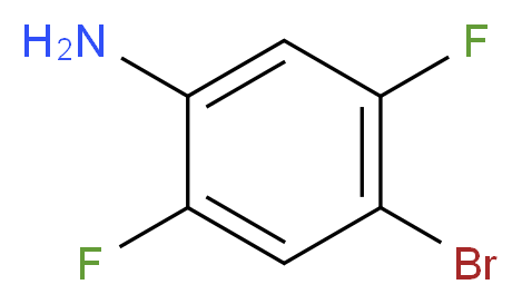 4-Bromo-2,5-difluoroaniline 98%_分子结构_CAS_112279-60-4)