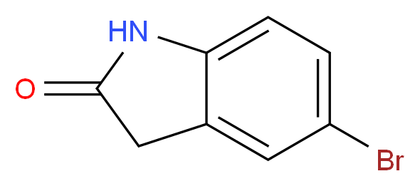 5-Bromo-1,3-dihydro-2H-indol-2-one_分子结构_CAS_20870-78-4)